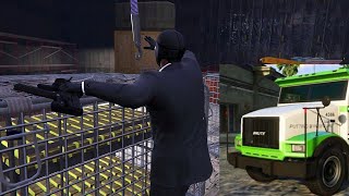 GTA 5  The Big Score The Union Depository Heist gta [upl. by Surat]