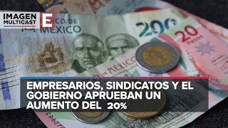 ¿Cuánto sube el salario mínimo en México para el 2024 [upl. by Parthen]