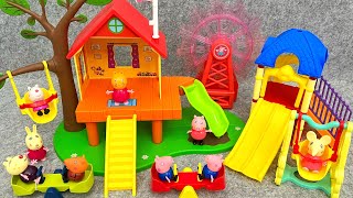 7 min video Peppa Pig COMPILATION  Satisfying Unboxing Peppa Pig Deluxe Clubhouse Playset ASMR [upl. by Wulfe86]