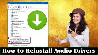 GUIDE How to Reinstall Audio Drivers Very Easily 100 Working [upl. by Haines]