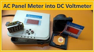 How to Convert AC Panel Meter into DC Voltmeter Complete Detail in UrduHindi [upl. by Eric976]