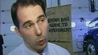 Scott Walker Unveils Job Plan In Green Bay [upl. by Anahsirk465]