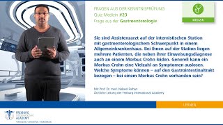 Kenntnisprüfung Medizin  23  Frage aus der Gastroenterologie [upl. by Selestina]