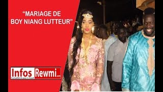 Les images inédites du mariage de Boy Niang lutteur [upl. by Ube]