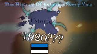 The History Of Estonia Every Year [upl. by Sherborn213]