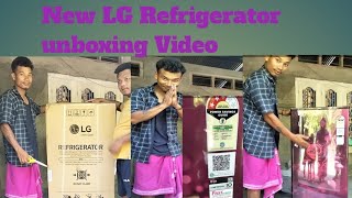 New LG Refrigerator Unboxing [upl. by Ycnej]