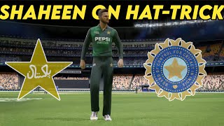 Series Match Pakistan vs India Shaheen on HatTrick Cricket 24 Gameplay✨ [upl. by Lledor]