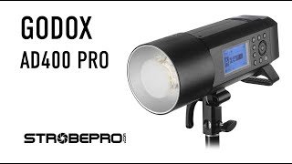 Godox AD400 Pro TTL Battery Strobe  Complete Walkthrough [upl. by Arri901]