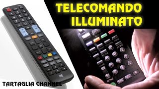 un telecomando TV che si illumina di notte realizziamolo insieme TUTORIAL [upl. by Born]