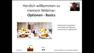 G Webinar 16072016 Optionen Einführung Basics [upl. by Attenehs]