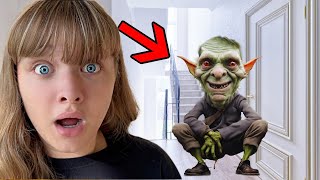 GOBLIN MAN is IN OUR HOUSE SCARY URBAN LEGEND with AUBREY and Caleb [upl. by Elnukeda403]