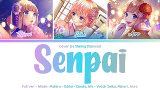 HoneyWorks 💎 HAPPY BIRTHDAY TOMIE amp HIKARU 💎 Senpai Cover by Shining Diamond [upl. by Madanhoj]