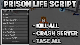 BEST OP Prison Life Script Pastebin  ROBLOX Admin Commands [upl. by Ayiak]