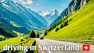 Scenic drive in Switzerland 🇨🇭 Simplon pass Switzerland 4K drive [upl. by Tollman]