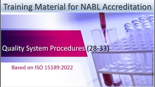 QSP 2733 based on ISO 151892022 for NABL Accreditation [upl. by Cadman]