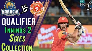 Islamabad United Sixes  Karachi Kings Vs Islamabad United  Qualifier  18 March  HBL PSL 2018 [upl. by Frech]