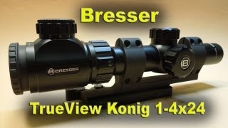 AR15 Mounted Bresser TrueView Konig 14x24 Scope REVIEW [upl. by Moorish317]