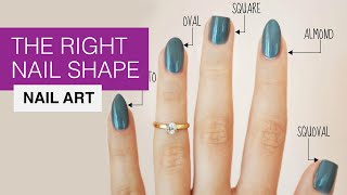 How to Choose the Right Nail Shape for Your Fingers [upl. by Nodearb]