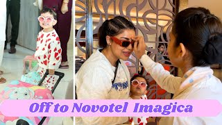 More luggage than humans Off to Novotel IMAGICA  HINDI  WITH ENGLISH SUBTITLES  Debina Decodes [upl. by Tice]