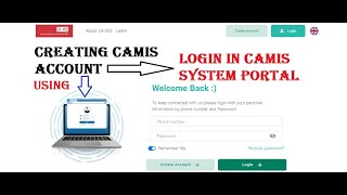 CAMIS NESA how can I create camis account and then login in it step by step [upl. by Ariayek]