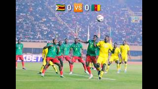 Éliminatoire CAN Maroc 2025  Zimbabwé vs Cameroun ◕ 𝕃ℝ𝔻𝟚𝟛𝟟 [upl. by Ahsiemaj]