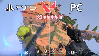 Valorant PS5 vs PC  Graphics Comparison amp FPS Test [upl. by Ayikal13]