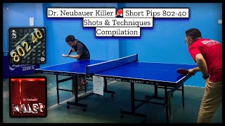 Dr Neubauer Killer 🏓 Short Pips 80240  Shots amp Techniques Compilation [upl. by Adnohral]