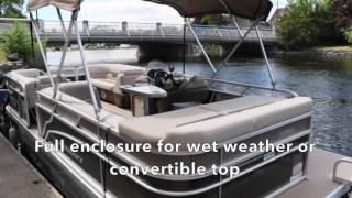 Pontoon Boat Rental in Ontario Canada at Buckeye Surf in Bobcaygeon  Package1 [upl. by Ermey]