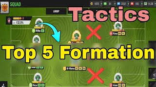 Top 5 Formation and Tactics in Top Eleven 2025 [upl. by Doane48]