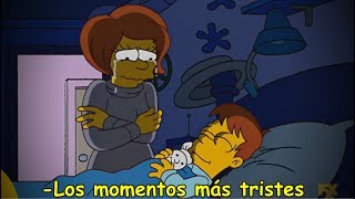 Los Momentos Mas TRISTES de los Simpson  Series y Televisión [upl. by Ohcirej974]