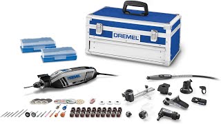 DREMEL 4300964 PLATINUM Mototool con 9 Aditamentos 64 Accesorios Maletín Metálico [upl. by Memberg858]