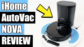 iHome AutoVac Nova Self Empty Robot Vacuum REVIEW [upl. by Stein]