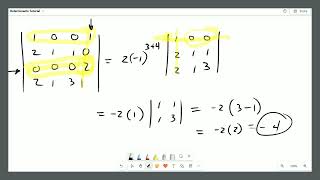 Best Way to Calculate Determinants  Its Like a Strategy Game [upl. by Jeromy]