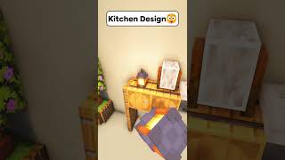 Minecraft Cozy Kitchen Design😲 shorts [upl. by Sapphire]