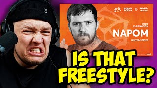 CHEZAME Reacts  NaPoM 🇺🇸  GRAND BEATBOX BATTLE 2023 WORLD LEAGUE  Solo Elimination [upl. by Stringer]