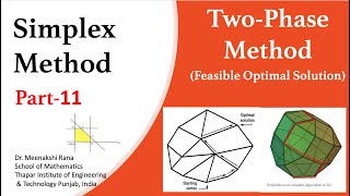 Simplex Method Part 11 Two Phase Method Feasible Optimal Solution [upl. by Aixela]