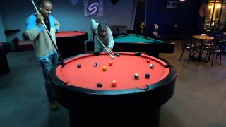 Round billiard and unique tables in Spinn Bar Cebu [upl. by Thissa]