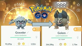 Evolving 1500 Lucky Alolan Graveler [upl. by Aip]