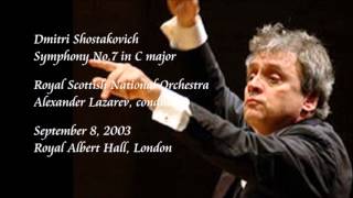 Shostakovich Symphony No7 in C major  Lazarev  Royal Scottish National Orchestra [upl. by Ibrek]