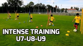 Intense Soccer Training ⚽️ Small Group Training Ideas 👉 U7U8U9 [upl. by Bille]