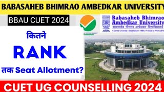 BBAU CUET UG first Merit list 2024  BBAU CUET UG Counselling 2024 process cut off  Kareer tv [upl. by Neeruan]