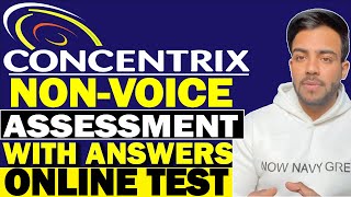 Concentrix NON VOICE Assessment 2024 with Answers  Amcat Test  Customer Service [upl. by Fang]