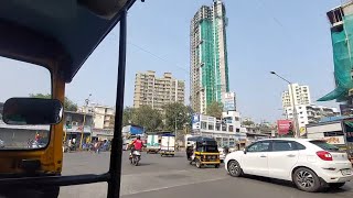 Malad Skyline  Malad station to Inorbit mall in Rikshaw ride  Mumbai [upl. by Thursby]