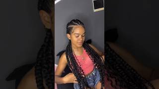 Ghana braids 🔥  trança trançanagô braids ghanabraids braidstyles [upl. by Karyl]