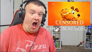 THE GARFIELD MOVIE  Unnecessary Censorship  Ninja Panda  Reaction Video [upl. by Ecreip]