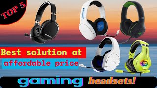 Top 5 Budget wireless gaming headsets UNDER 100 [upl. by Fital]