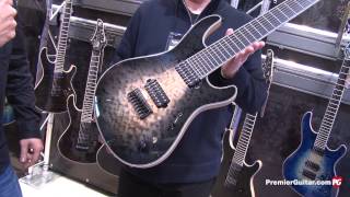 NAMM 13  Mayones Guitars Regius 6 Demo Custom Shop Regius 7 Regius 8 Setius GTM 8 [upl. by Amerak90]