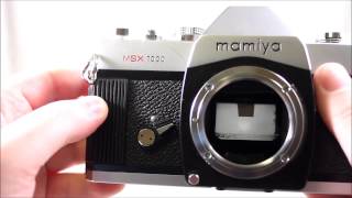 Mamiya MSX 1000 Operating [upl. by Attenwahs]