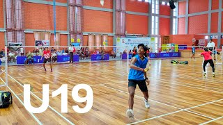 BHARATH LATHEESH VS AMAN SURESH ALL KERALA JUNIOR BADMINTON RANKING TOURNAMENT [upl. by Sheelah699]