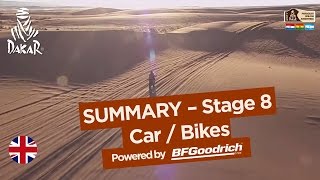 Stage 8 Summary  CarBike  Uyuni  Salta  Dakar 2017 [upl. by Nikola887]